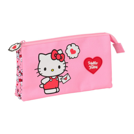 PORTATODO TRIPLE HELLO KITTY SAFTA26 812616744 12X22 UNIDAD