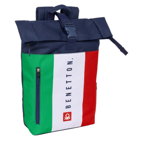 MOCHILA SOLAPA PARA PORTATIL 15,6'' BENETTON "FLAG" SAFTA25 ENERO 612506507