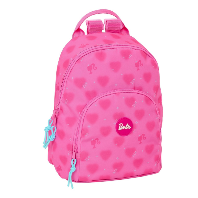 MINI MOCHILA BARBIE "CORAZONES" SAFTA26 612505846 30X25 UNIDAD