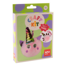 JUEGO APLI CRAFT KIT LLAVERO UNICORNIO 19878