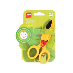 TIJERA PREESCOLAR TUCAN 12CM APLI 20087 UNIDAD BLISTER