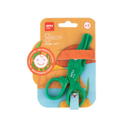 TIJERA PREESCOLAR COCODRILO 12CM APLI 20088 UNIDAD BLISTER