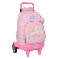MOCHILA GDE. C/RUEDAS COMPACT EVOL. EXT. GLOWLAB KIDS SAFTA26 612623218 45X33 UNIDAD