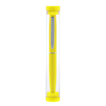 BOLIGRAFO BOLSIN ALUMINIO COLOR AMARILLO C/ESTUCHE 4545/05 DISPLAST