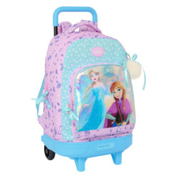 MOCHILA GDE. C/RUEDAS COMPACT EXTRAIBLE FROZEN "COOL DAYS" 612473918 SAFTA24 VAC 33*45