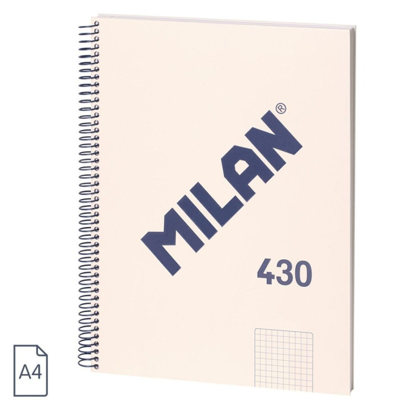 CUADERNO EUROPEAN MILAN A4 80 CUADRO 5*5 95G 430 SINCE 1918 BEIGE 57143E80BG