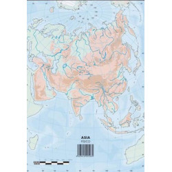 MAPAS MUDO ASIA FISICO PTE 50U SELVI