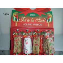 CINTA REGALO SEDA WG NAVIDAD 38MM 275CM 3139