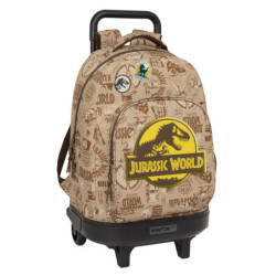 MOCHILA GDE. C/RUEDAS COMPACT EXT.SIMPLE JURASSIC WORLD SAFTA25 ENERO 612463918