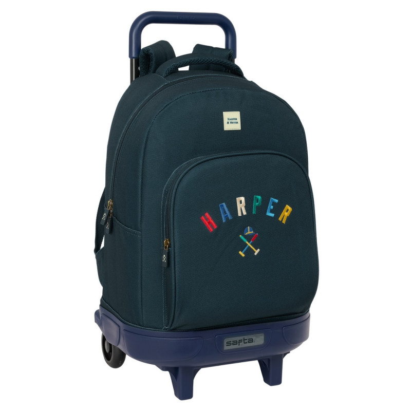 MOCHILA GDE. C/RUEDAS COMPACT EXTRAIBLE HARPER & NEYER SAFTA26 612459918 45X33 UNIDAD