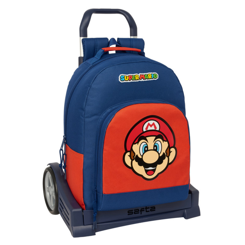 MOCHILA 305+CARRO EVOLUTION SUPER MARIO "MAMMA MIA" SAFTA26 612608860 42X32 UNIDAD
