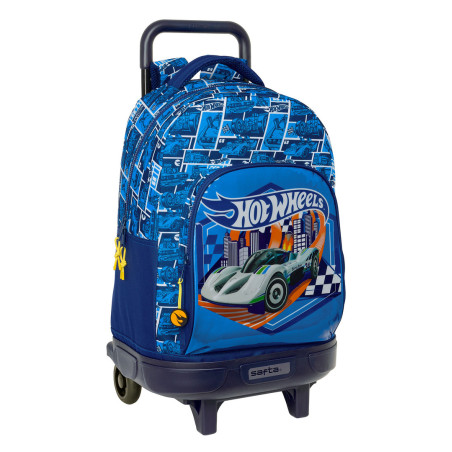 MOCHILA GDE. C/RUEDAS COMPACT EXTRAIBLE HOT WHEELS "SONNY" 612438918 SAFTA24 VAC 33*45