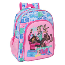 MOCHILA JUNIOR ADAPT.CARRO BARBIE SAFTA26 612610640 38X32 UNIDAD