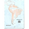 MAPAS MUDO AMERICA SUR FISICO PTE 50U SELVI