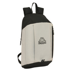 MINI MOCHILA CREMALLERA VERTICAL KAPPA "GREY" SAFTA26 612645821 39X22 UNIDAD