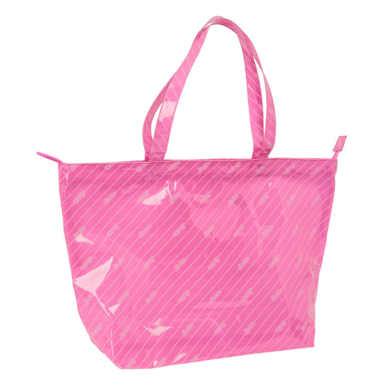BOLSO SHOPPING BARBIE "LOGOMANIA ROSA" 612428445 SAFTA24 VAC 54*35