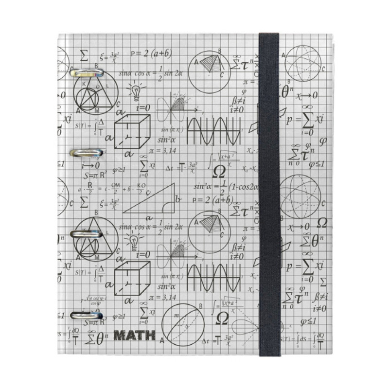 CARPEBLOC DEC RINGBOOK 4A A4 C/RECAMBIO SENFORT POLYFOAM MATHS BLANCO 24004292