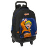 MOCHILA GDE. C/RUEDAS COMPACT EXTRAIBLE NARUTO "NINJA" 612494918 SAFTA24 VAC 33*45