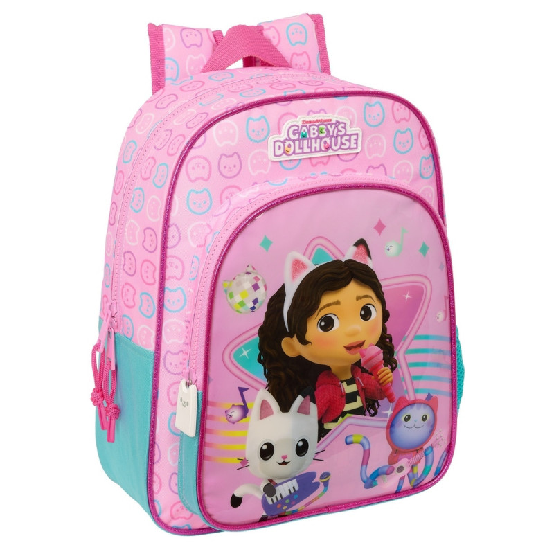 MOCHILA JUNIOR ADAPT.CARRO GABBY'S DOLLHOUSE "PARTY" SAFTA25 ENERO 612427640