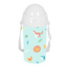 BOTELLA 500ML APERTURA AUTOM. CON PAJITA SAFTA PREESCOLAR "PANDI" SAFTA26 342692899 19,5X7,3 UNIDAD