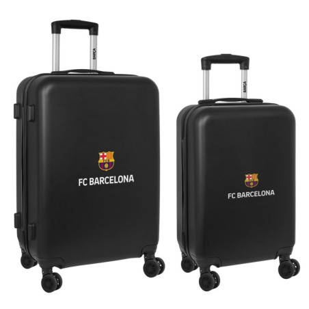 SET 2 TROLLEYS CABINA 20"+ MEDIANO 24" F.C.BARCELONA 3ª EQUIPACION SAFTA26 612425849 63X40 UNIDAD