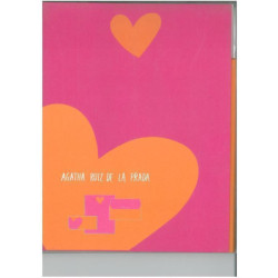 BLOC CARTAS AGATHA SOBRES PAPEL CORAZON ^