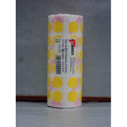 ETIQUETAS PRYSE GOMETS ROLLO CIRCULO 15 AMARILLO 1041012