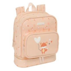 MOCHILA NEVERA GUARDERIA SAFTA PREESCOLAR "FLORES" SAFTA26 642691233 27X22 UNIDAD