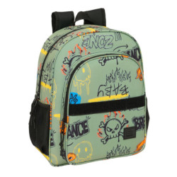 MOCHILA JUNIOR ADAPT.CARRO SAFTA GRAFFITI "ZONE" SAFTA26 642621640 38X32 UNIDAD