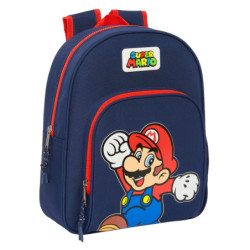 MOCHILA INFANTIL ADAPT.CARRO SUPER MARIO "WORLD" 612408609 SAFTA24 VAC 28*34