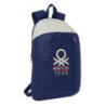 MINI MOCHILA CREMALLERA VERTICAL BENETTON "VARSITY" 612406821 SAFTA24
