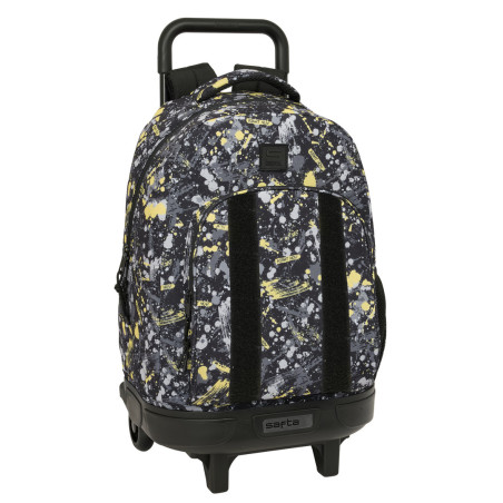 MOCHILA GDE. C/RUEDAS COMPACT EXTRAIBLE SAFTA GRAFFITI "SPLASH" SAFTA26 642624918 45X33 UNIDAD