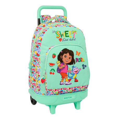 MOCHILA GDE. C/RUEDAS COMPACT EXTRAIBLE DORA SAFTA26 612681918 45X33 UNIDAD