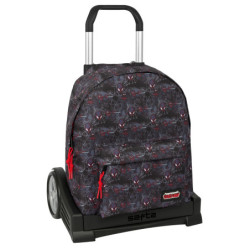 MOCHILA 774+CARRO EVOLUTION MILES MORALES SAFTA26 612660860 42X33 UNIDAD