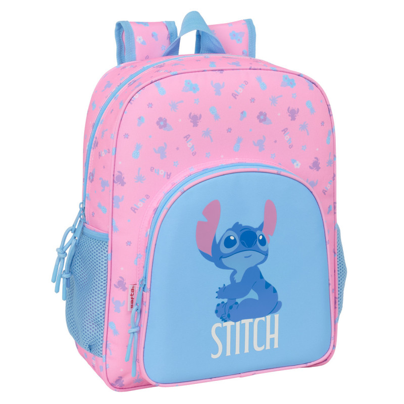 MOCHILA JUNIOR ADAPT.CARRO STITCH "BRIGHT" SAFTA26 612615640 38X32 UNIDAD