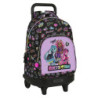 MOCHILA GDE. C/RUEDAS COMPACT EXTRAIBLE MONSTER HIGH "CREEP" 612398918 SAFTA23 VAC