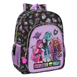 MOCHILA JUNIOR ADAPT.CARRO MONSTER HIGH "CREEP" 612398640 SAFTA23 VAC