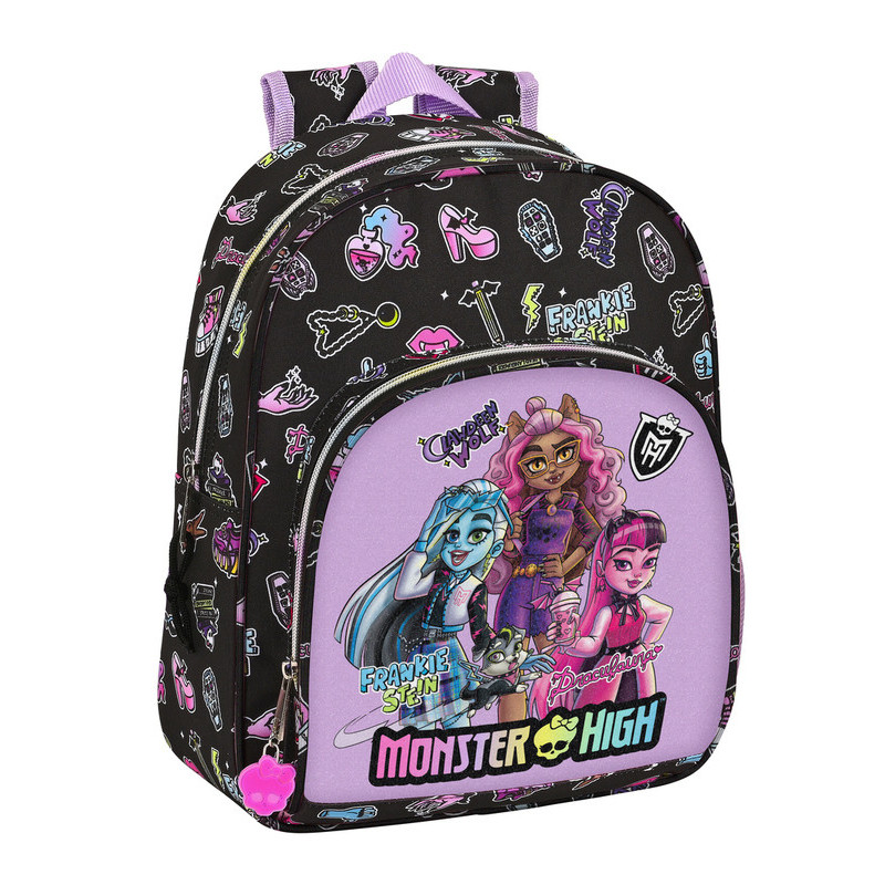 MOCHILA INFANTIL ADAPT.CARRO MONSTER HIGH "CREEP" 612398609 SAFTA23 VAC