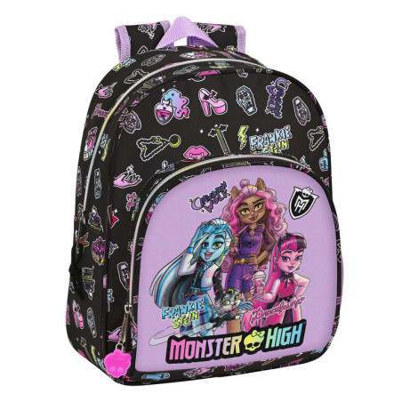 MOCHILA INFANTIL ADAPT.CARRO MONSTER HIGH "CREEP" 612398609 SAFTA23 VAC