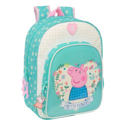 MOCHILA INFANTIL ADAPT.CARRO PEPPA PIG "PRETTY FLOWERS" SAFTA25 ENERO 612390185