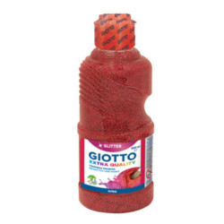 TEMPERA GIOTTO LIQUIDA GLITTER ROJO 250ML FILA