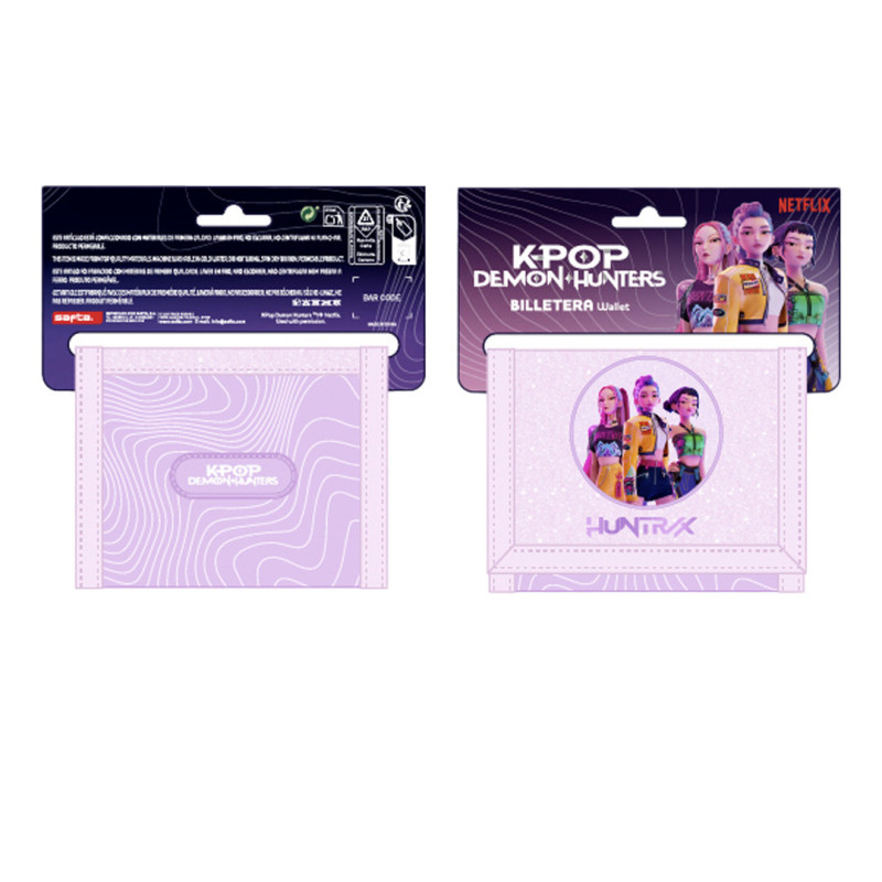 BILLETERA K-POP DEMON HUNTERS - ICONIC SAFTA26 842667036 9,5X12,5