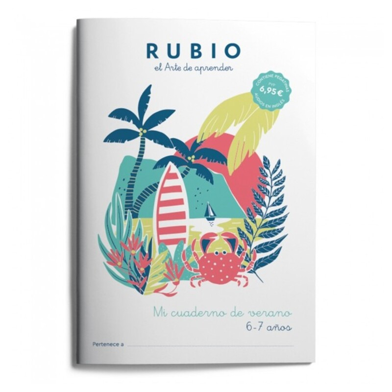 RUBIO MI CUADERNO DE VERANO 6-7 AÑOS UNIDAD ISBN 9788417427689
