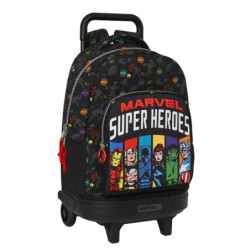 MOCHILA GDE. C/RUEDAS COMPACT EXTRAIBLE AVENGERS "SUPER HEROES" SAFTA23 ENERO 612379918