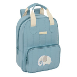 MOCHILA INFANTIL CON ASAS SAFTA PREESCOLAR "ELEFANTE" SAFTA26 642659765 28X20 UNIDAD