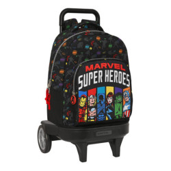 MOCHILA GDE. C/RUEDAS COMPACT EVOL. EXT. AVENGERS "SUPER HEROES" SAFTA23 ENERO 612379218