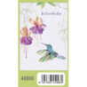 TARJETA FELICITACION ARGU TURNOWSKY GRABADO FLORES COLIBRI 45008