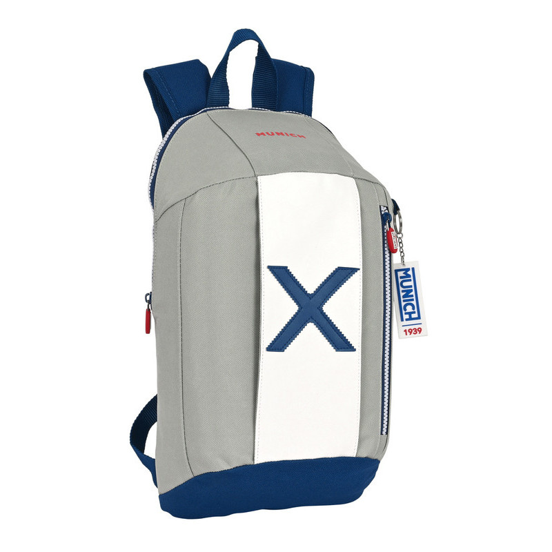 MINI MOCHILA CREMALLERA VERTICAL MUNICH "COLLEGE" SAFTA23 ENERO 612374821