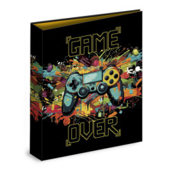 CARPETA CARTON FORRADO TAMAÑO A4 32 CM. 4 ANILLAS 35MM SENFORT GAMER OVER 22201251