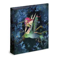 CARPETA CARTON FORRADO TAMAÑO A4 32 CM. 4 ANILLAS 35MM SENFORT HADAS PAJARO 22601251